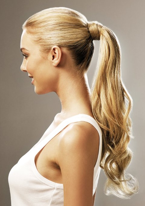 gorgeous ponytail to wear to the gym