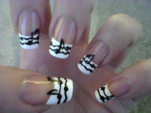 nails music notes manicure note designs 23402