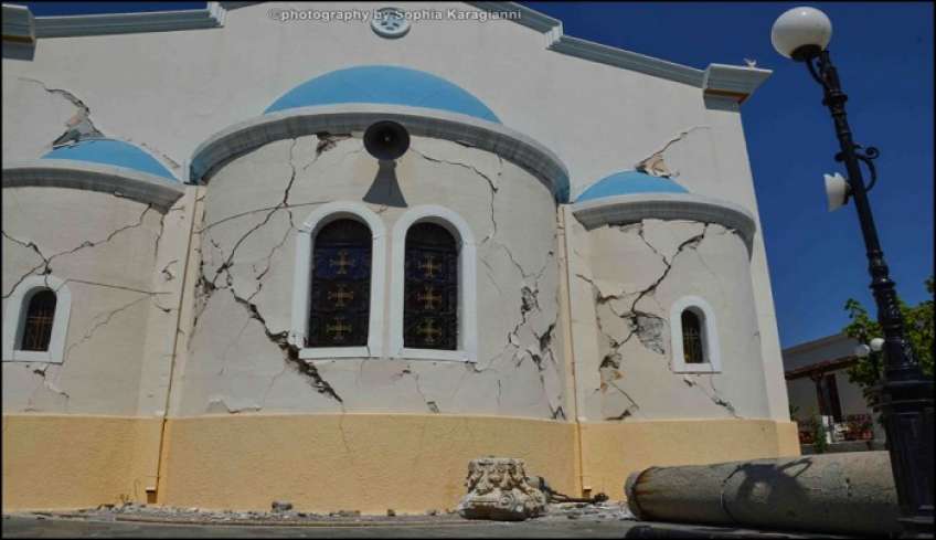 Ανησυχία για την καθυστέρηση στην αποκατάσταση σεισμόπληκτων ναών της Κω