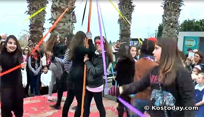 ΑΝΤΙΜΑΧΕΙΑ: Τρέλα και χορός στο Καρναβάλι (Βίντεο)