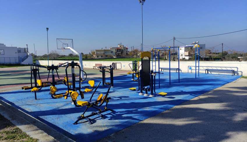 Ακόμα ένα υπαίθριο γυμναστήριο δημιούργησε ο δήμος της Κω, αυτή τη φορά στην Αντιμάχεια
