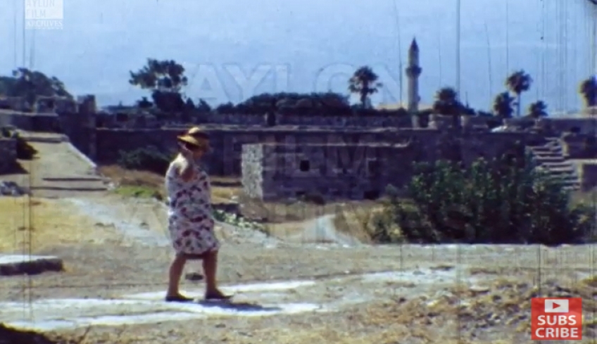 Aylon Film Archives: Κως 1966 - Κάστρο της Νεραντζιάς