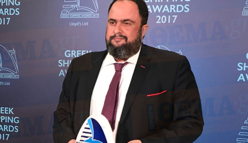Lloyd’s Awards: &quot; Προσωπικότητα της Χρονιάς στην Ελληνική Ναυτιλία &quot; ανακηρύχθηκε ο Βαγγέλης Μαρινάκης