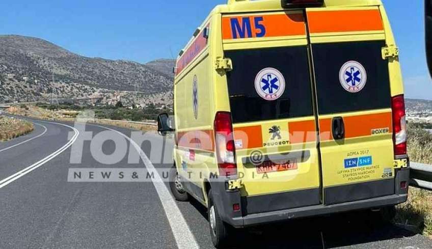 Ασύλληπτο περιστατικό στην Κρήτη: Ξεκόλλησε το λάστιχο σε ασθενοφόρο που μετέφερε διασωληνωμένο νεογέννητο