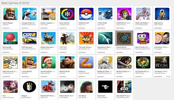 Αυτά είναι τα κορυφαία παιχνίδια και εφαρμογές Android για το 2016 σύμφωνα με τη Google