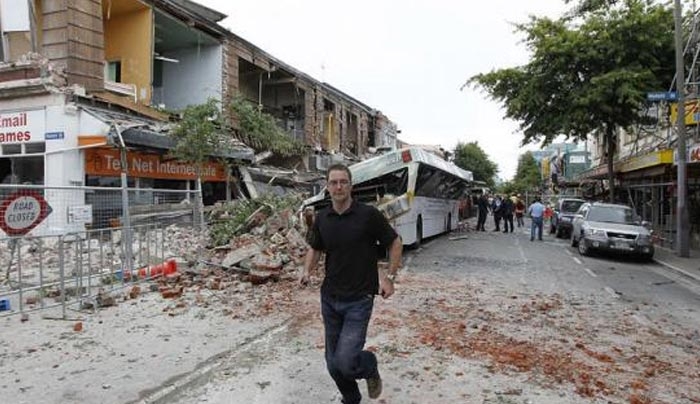 Ασύλληπτες στιγμές την ώρα του σεισμού στη Νέα Ζηλανδία - ΒΙΝΤΕΟ