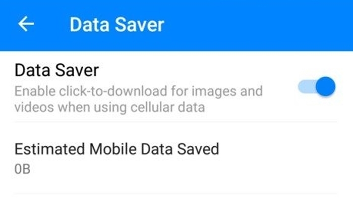 Λειτουργία Data Saver στον Facebook Messenger