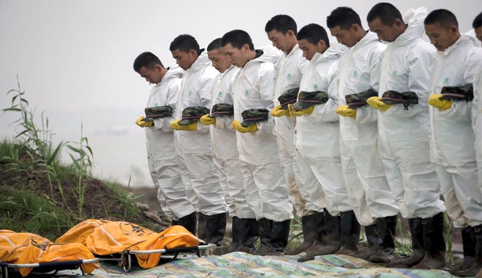 Κίνα: Εφτασε τους 331 ο αριθμός των νεκρών στο κρουαζιερόπλοιο που βυθίστηκε - 100 οι αγνοούμενοι