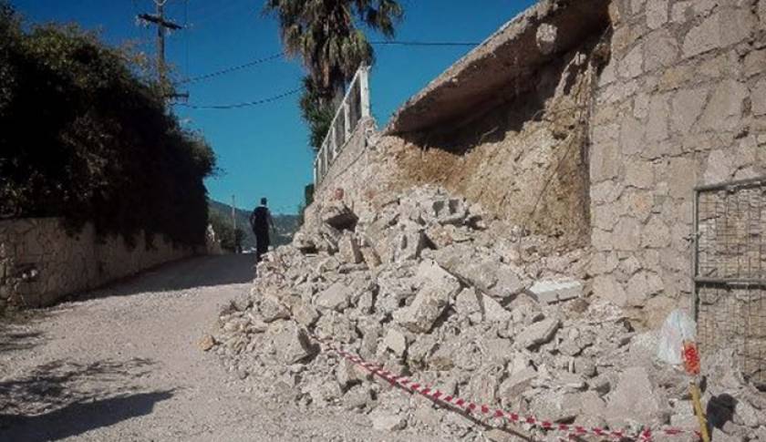Ζάκυνθος: 120 σπίτια χαρακτηρίστηκαν μη κατοικήσιμα μετά τον ισχυρό σεισμό