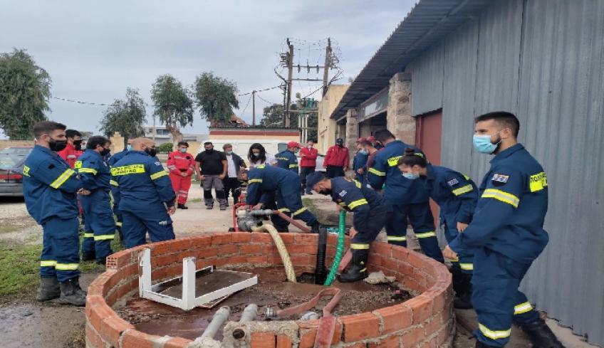 ’Ασκηση για τα πλημμυρικά φαινόμενα, πραγματοποίησε η Πυροσβετική Υπηρεσία , μαζί με την Πολιτική Προστασία και την Ελληνική Ομάδα Διάσωσης