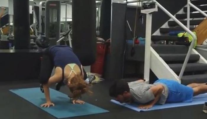 Δείτε τι συμβαίνει όταν μια γυναίκα πηγαίνει στο γυμναστήριο! (Βίντεο)