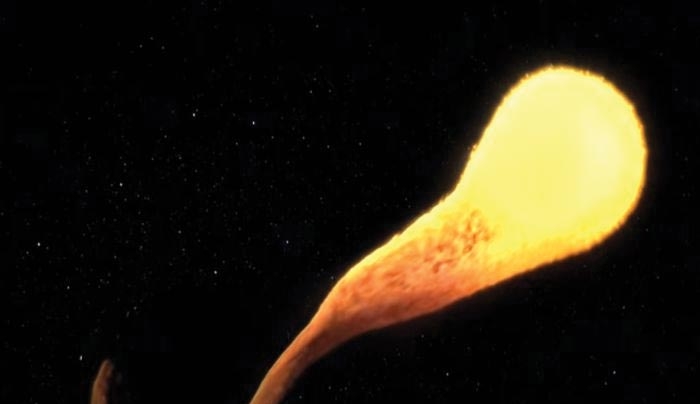 ΕΚΠΛΗΚΤΙΚΟ ΒΙΝΤΕΟ: Πώς μια μαύρη τρύπα ρουφάει ένα άστρο