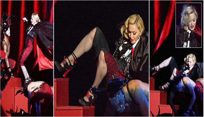 H απίστευτη ΤΟΥΜΠΑ της Madonna στα Brit Awards που θα μείνει στην ιστορία! (Video)