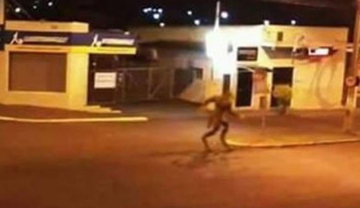 Απίστευτο! Πλάσμα που μοιάζει με λυκάνθρωπο σε πόλη τη Βραζιλίας! (Βίντεο)