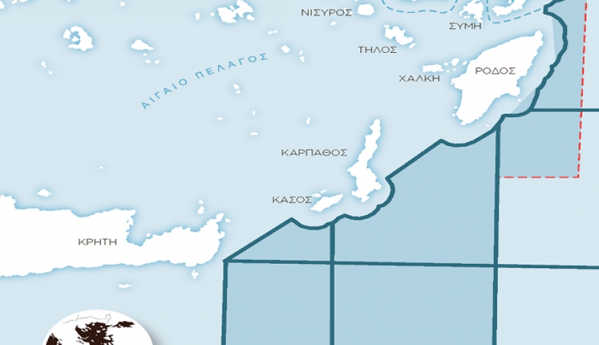 Αυτός είναι ο ψευδοχάρτης γα τις τουρκικές έρευνες- Τα οικόπεδα που διεκδικεί κοντά σε Ρόδο, Κάρπαθο και Κρήτη