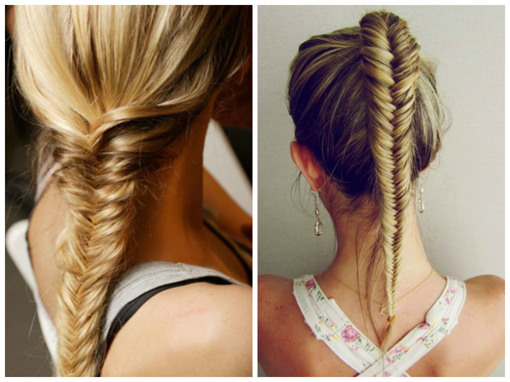 Perfect Hairstyle for the gym fishtail braid tight fishtail1