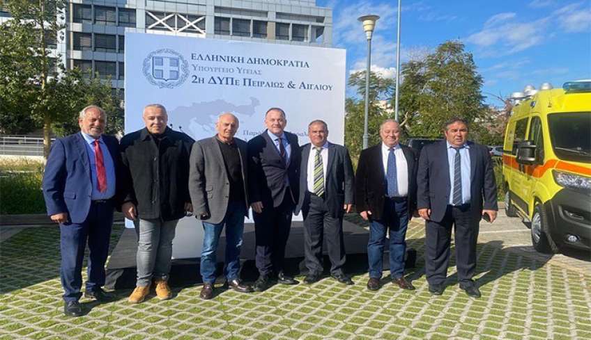 Ιωάννης Παππάς: Παράδοση του νέου ασθενοφόρου στο Κ.Υ Γενναδίου