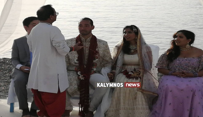 Παραδοσιακός Ινδικός γάμος στην παραλία Μελιτσάχα Καλύμνου (βίντεο)