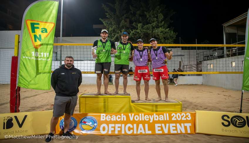 Beach Volley: Δεύτερη θέση για τους Χατζηνικολάου και Ντάλλα στην Γλυφάδα