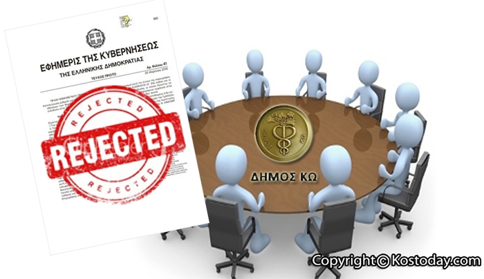 Το ψήφισμα του Δήμου Κω για την Πράξη Νομοθετικού Περιεχομένου