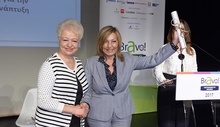 Το βραβείο Bravo Sustainability Award 2017 πήρε η Περιφέρεια Ν. Αιγαίου