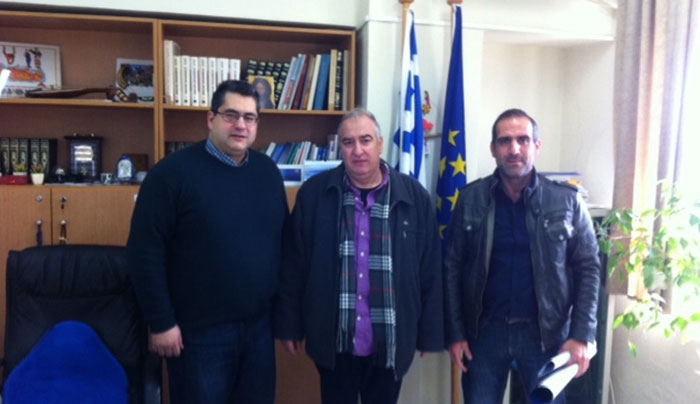 Συνάντηση εργασίας του Χ. Κόκκινου με τον Δ/ντη Δευτεροβάθμιας Εκπαίδευσης Δωδεκανήσου.