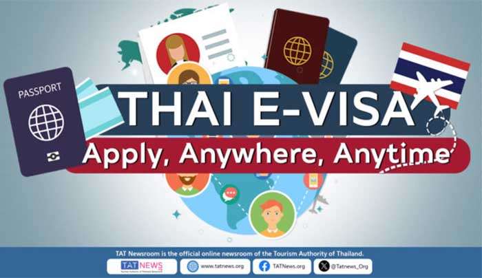Ξεκινά την 1η Ιανουαρίου το σύστημα e-Visa της Ταϊλάνδης