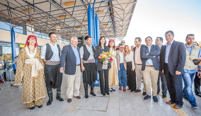 Τελετή υποδοχής των τουριστών στο αεροδρόμιο της Κω από την Biblio Globus (φωτό)