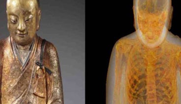 Ολλανδία: Ανακάλυψαν μούμια μέσα σε... άγαλμα του Βούδα!