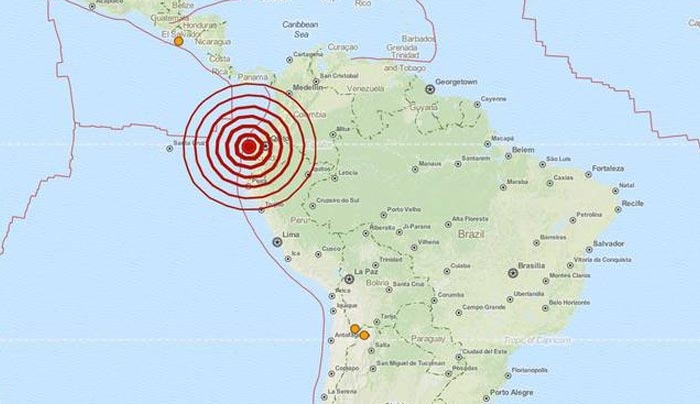 Νέος ισχυρός σεισμός 6 Ρίχτερ στον Ισημερινό