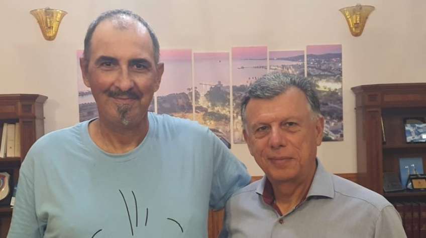 Με τον Θεοδόση Νικηταρά και ο Στέφανος Χαρτοφίλης