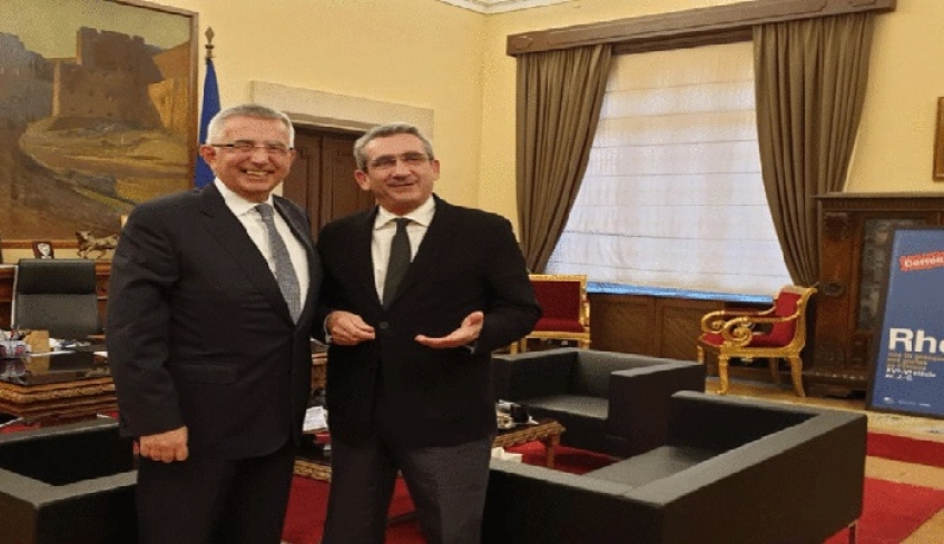 Ευχές για το νέο έτος αντάλλαξαν ο Περιφερειάρχης και ο Γενικός Πρόξενος της Τουρκίας στη Ρόδο