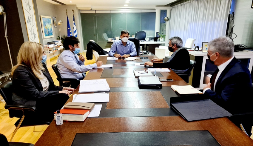 Συνάντηση εργασίας Γ. Χατζημάρκου με τον Υπ. Τουρισμού Χάρη Θεοχάρη και τους συνεργάτες για το ασφαλές άνοιγμα της τουριστικής περιόδου