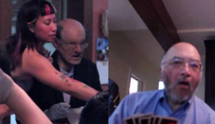 Η 20χρονή γνωρίζει στην οικογένεια της τον 85χρονο σύντροφο της! (Βίντεο Κλάμα)