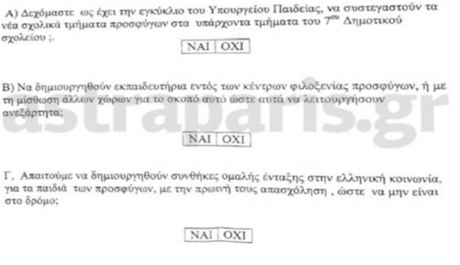 Χίος: Νέα θύελλα για το ''δημοψήφισμα'' σε σχολείο - Προπηλακίστηκε ο πρόεδρος της ΕΛΜΕ [φωτό]