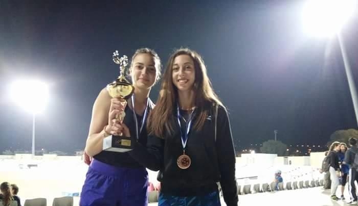 «Αργυρή» Πανελληνιονίκης η Κατερίνα Τρουμούχη στους σχολικούς αγώνες Ελλάδας - Κύπρου