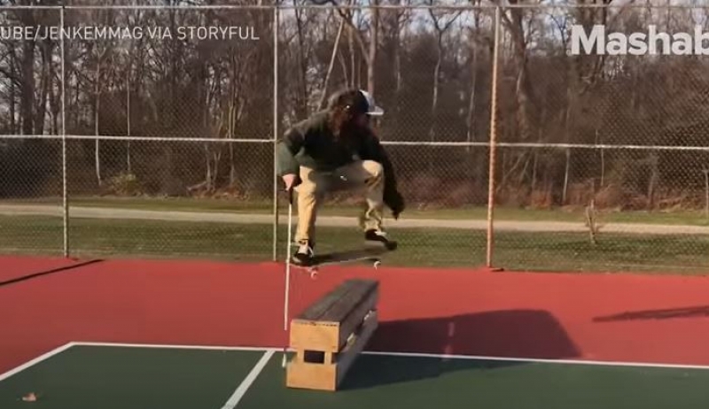 Τυφλός skater αποδεικνύει ότι στη ζωή μπορούμε να κάνουμε τα πάντα