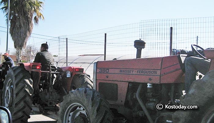 Συνεχίζονται οι κινητοποιήσεις των αγροτών της Κω: ΝΕΑ αυτοκινητοπομπή στον επαρχιακό (βίντεο)