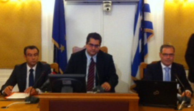 Σήμερα στην αίθουσα του Περιφερειακού Συμβουλίου της Περιφέρειας Νοτίου Αιγαίου η συνέντευξη του Χ. Κόκκινου