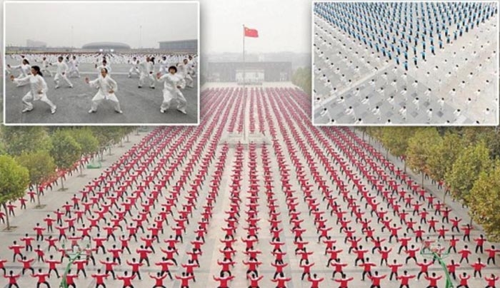 Κίνα - 50.000 άνθρωποι πήραν μέρος σε εντυπωσιακή επίδειξη - ΒΙΝΤΕΟ