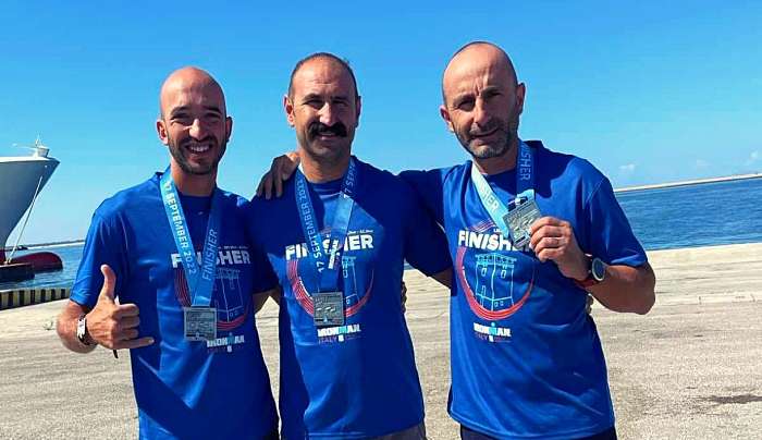 Στους αγώνες Ironman στην Ιταλία βρέθηκαν τρεις αθλητές απ’ το νησί μας (Pics & Video)