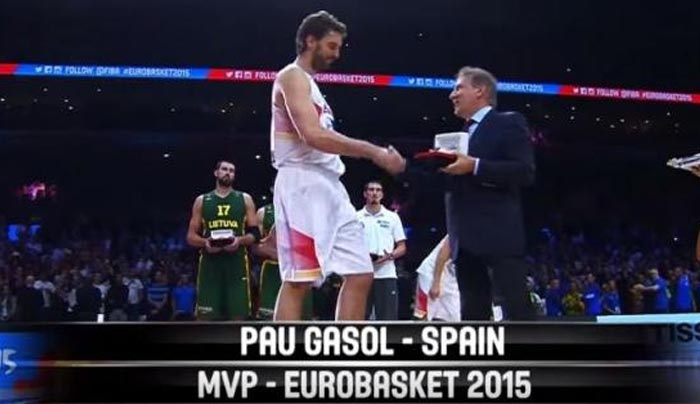 Αφιέρωμα της FIBA στον Γκασόλ - ΒΙΝΤΕΟ