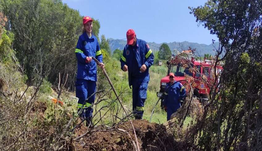 Επιτυχής η επιχείρηση κατάσβεσης της φωτιάς, πάνω από την Αγία Κλαυδία στο Πυλί