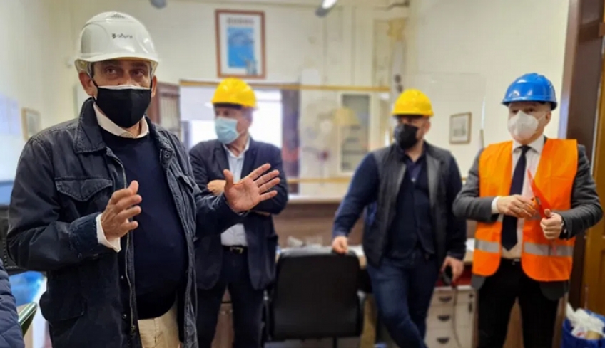 Αυτοψία του Περιφερειάρχη και του Δημάρχου Ρόδου στο κτήριο του Κτηματολογίου Ρόδου