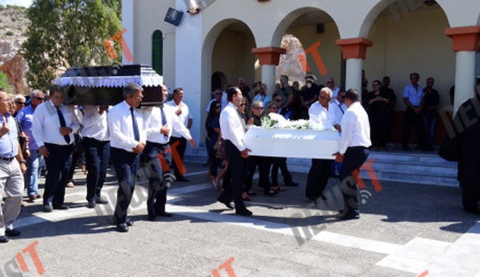 Αίγινα: Ανείπωτος θρήνος στην κηδεία πατέρα και κόρης!