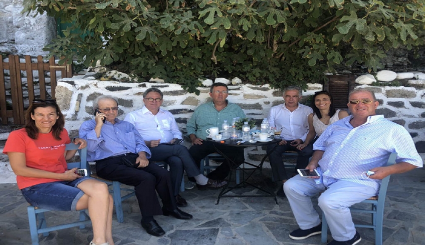 Επίσκεψη του Βουλευτή Βασίλη Α. Υψηλάντη στη Νίσυρο