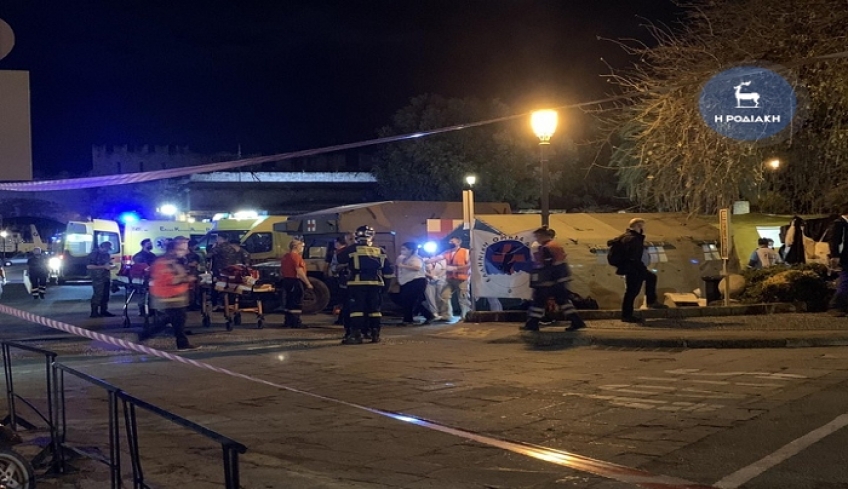 Άσκηση προσομοίωσης θυμάτων καταστροφών πραγματοποιήθηκε το Σάββατο στη Ρόδο