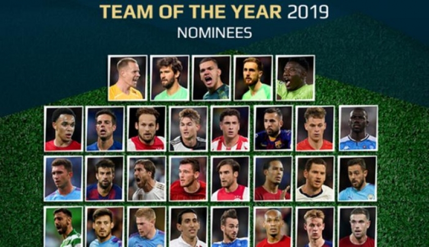 UEFA: Οι 50 υποψήφιοι για την κορυφαία 11άδα του 2019