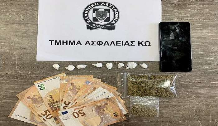Δύο συλλήψεις στην Κω για αγοραπωλησία κοκαΐνης