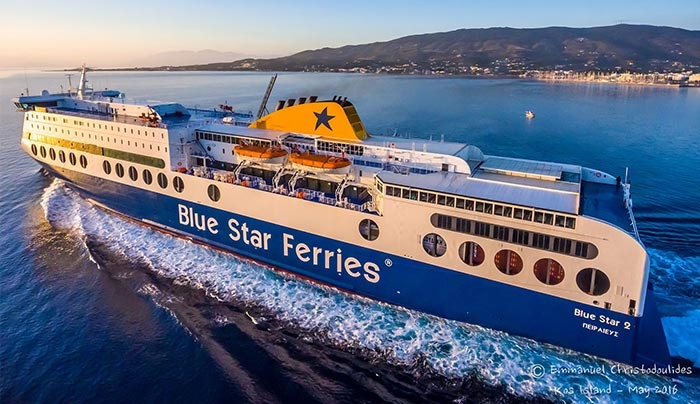 "Η BLUESTAR FERRIES δίπλα στην κοινωνία της ΚΩ - Έκπτωση 50% για Κω - Αλλαγή λιμένα προσέγγισης στην Κω"